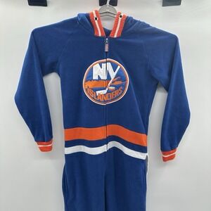 New York Islanders NHL Hockey Sockey Adult Medium Onezzie One Piece Pajamas READ